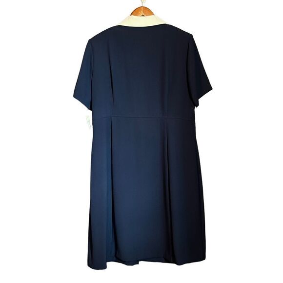 NWT! Nancy G vintage navy 2 piece dress and coat set - Picture 8 of 16